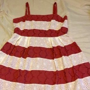 Loft eyelet dress in sz 10